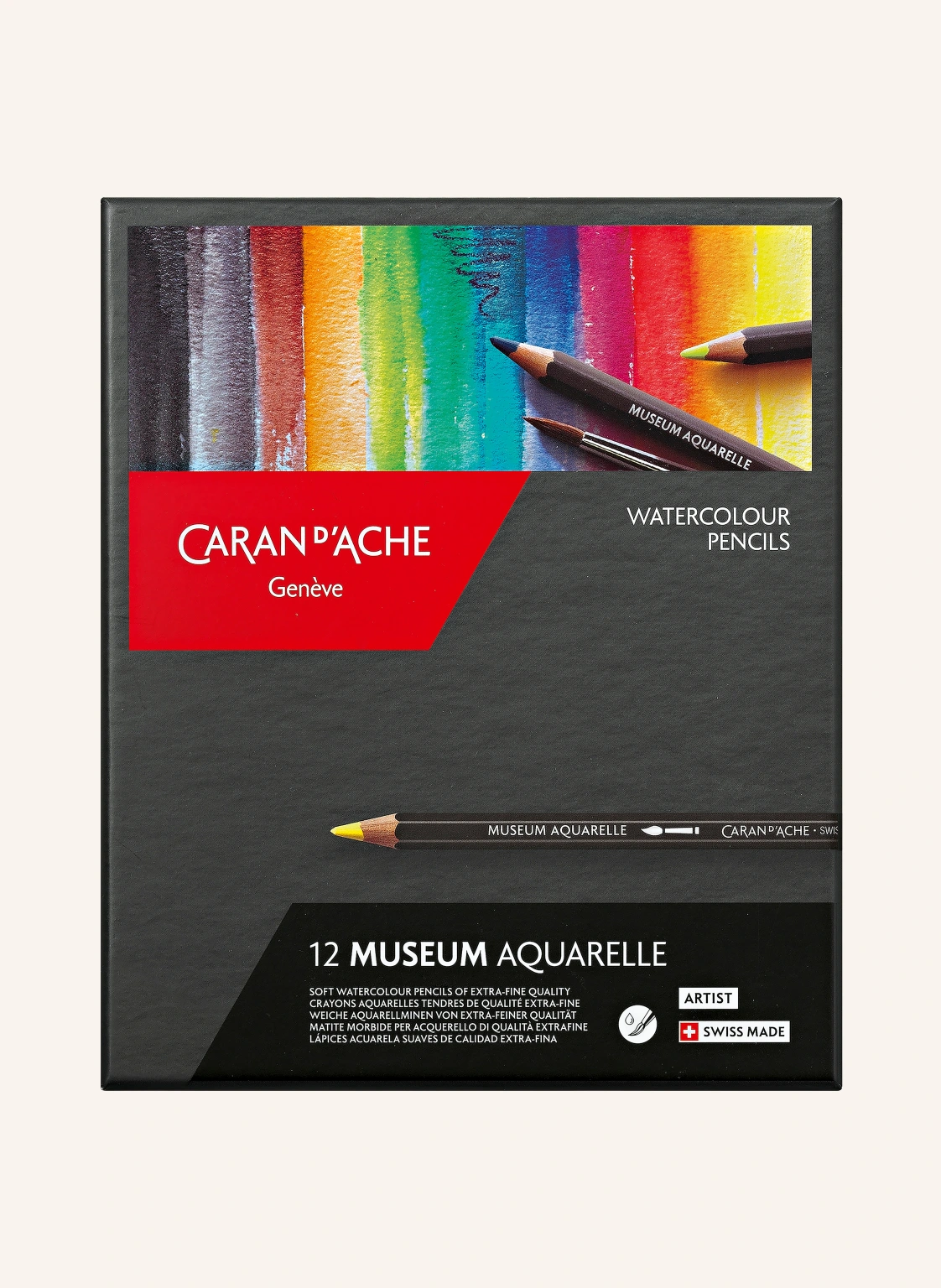 CARAN d'ACHE 12er-Set Aquarellstifte MUSEUM AQUARELLE