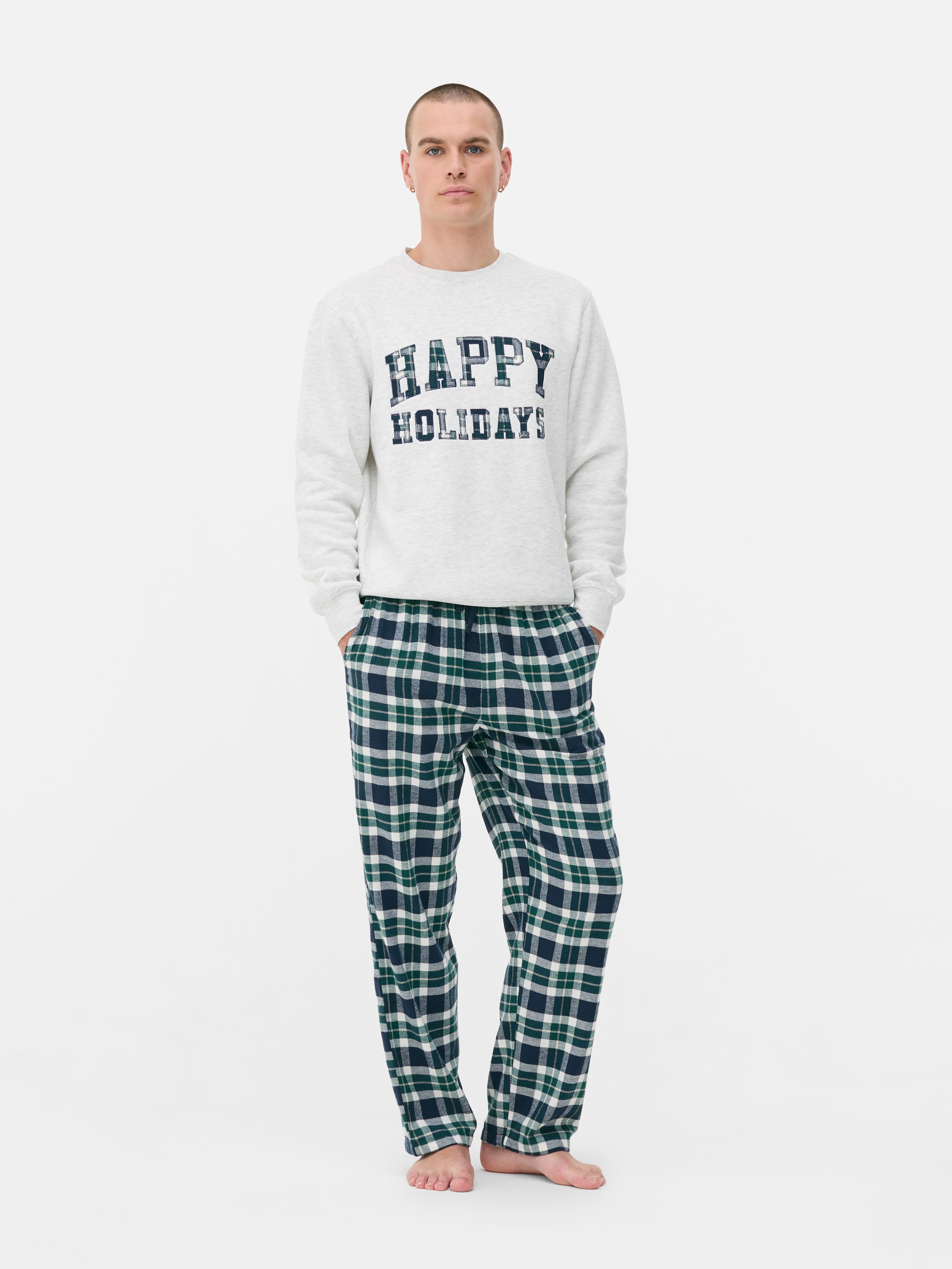 Happy Holidays Long Pajamas