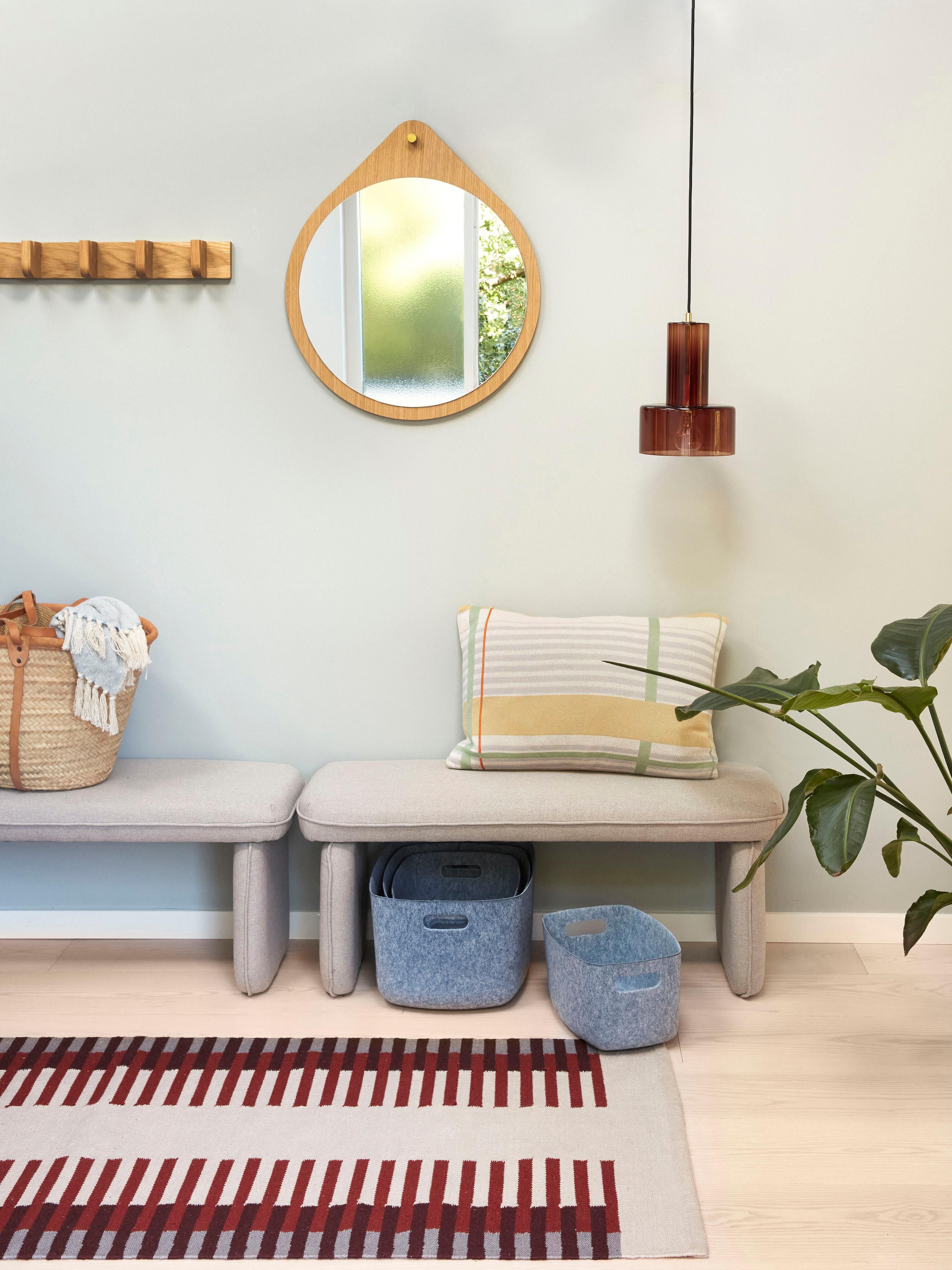 Kleine Pendelleuchte Flowy aus Glas