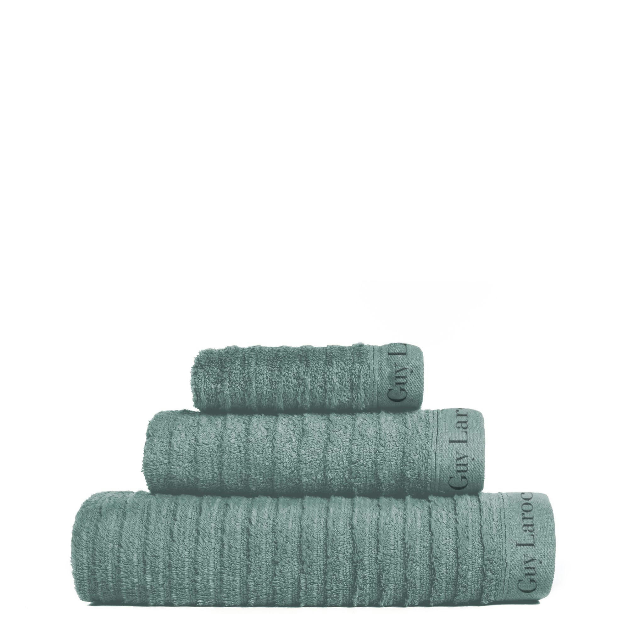 PALACE - Serviette de bain 500gr/m2 en coton aiguemarine 100x150