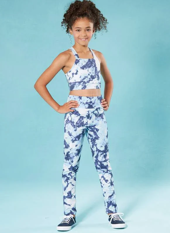 Mccall's Pattern M8374 Children's Sportswear, Leggings, Top and Jacket