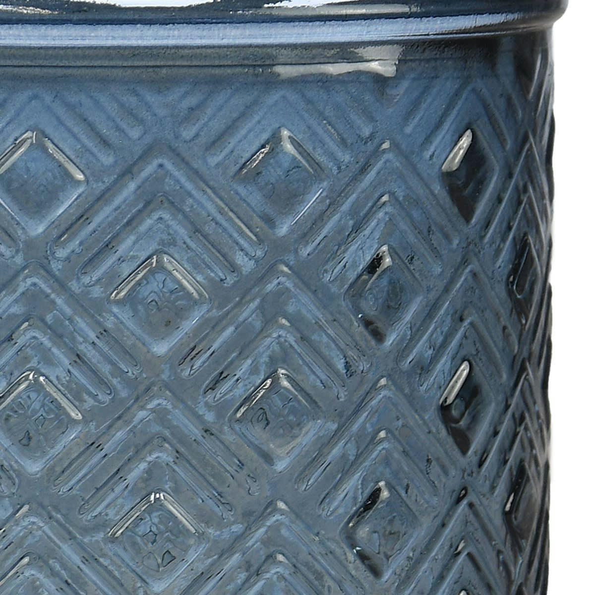 BRAID - Gobelet en verre recyclé  indigo 12 cm