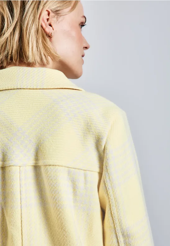 Karierte Jacke