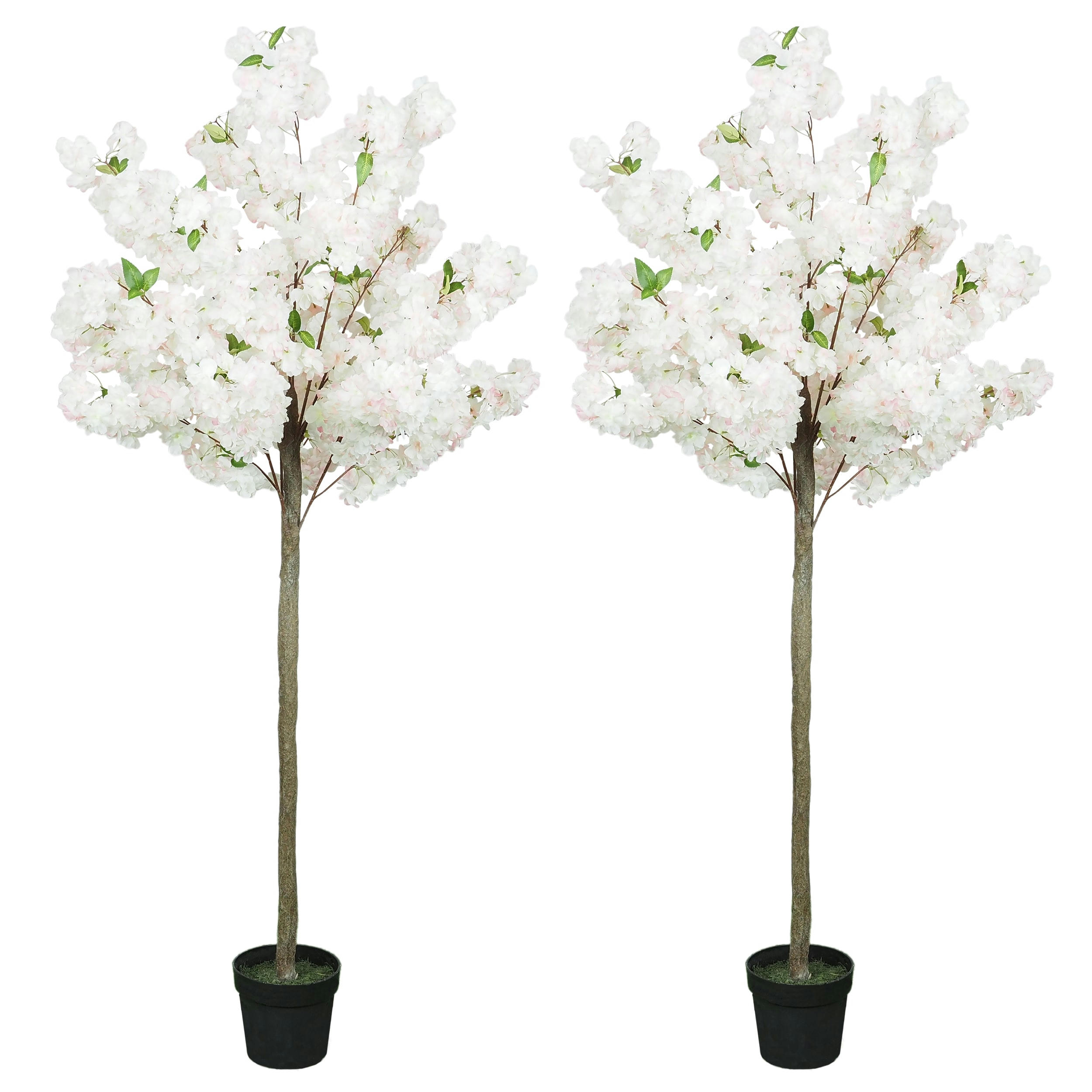 - Cerisier artificiel rose clair 180cm lot de 2