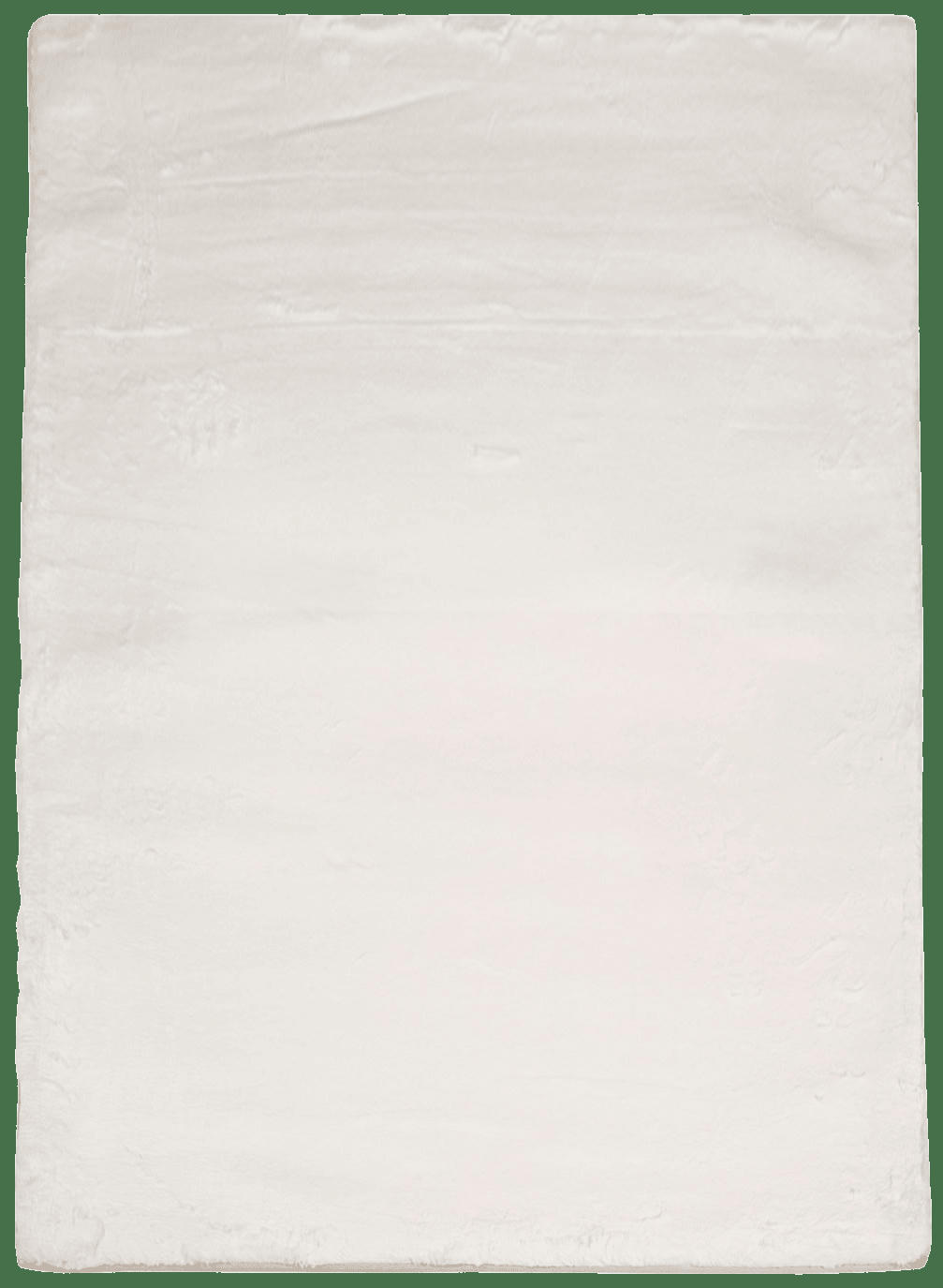 SOUGH - Tapis de fourrure velours blanc 120x170cm