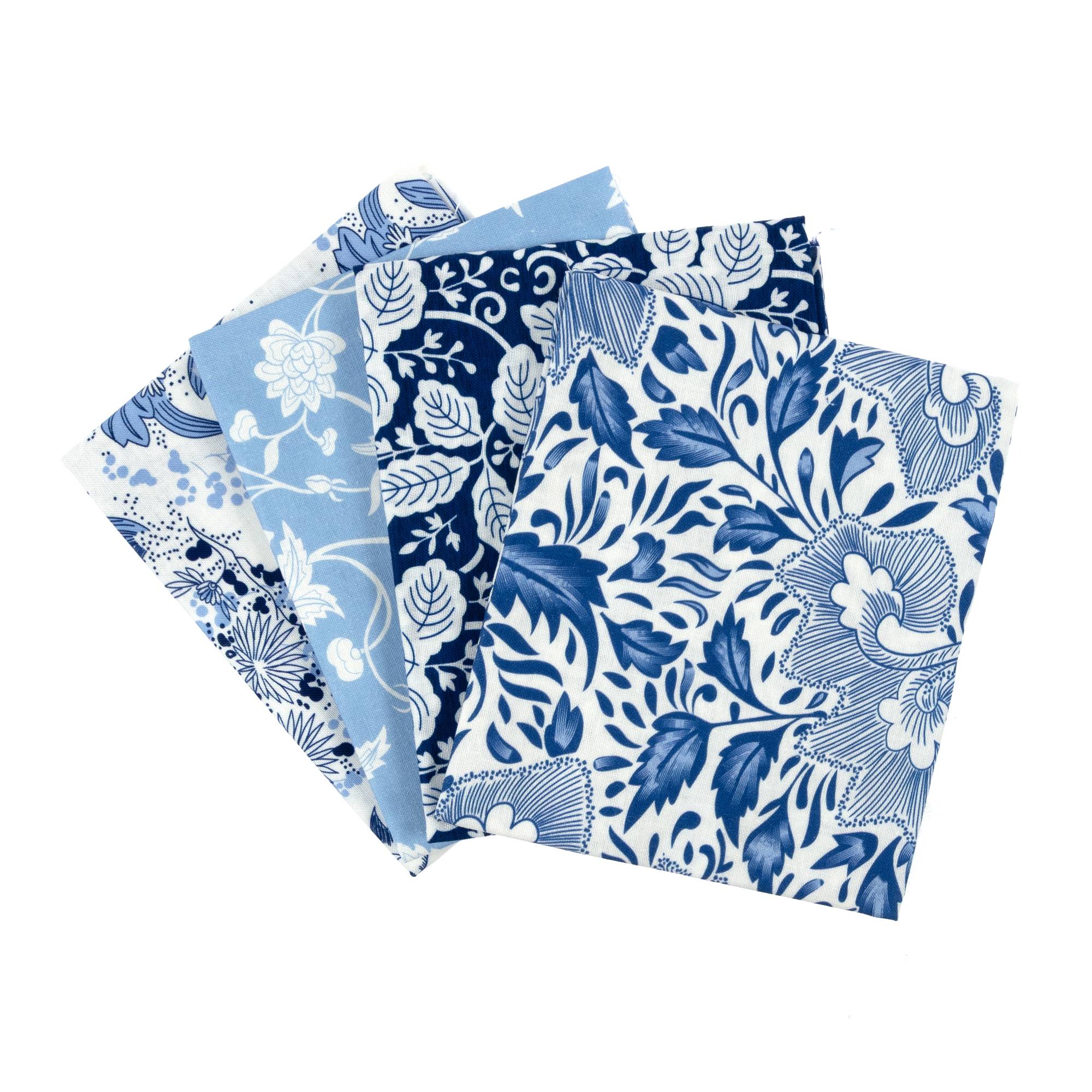 V&A Ornamental Cotton Fat Quarters 4 Pack