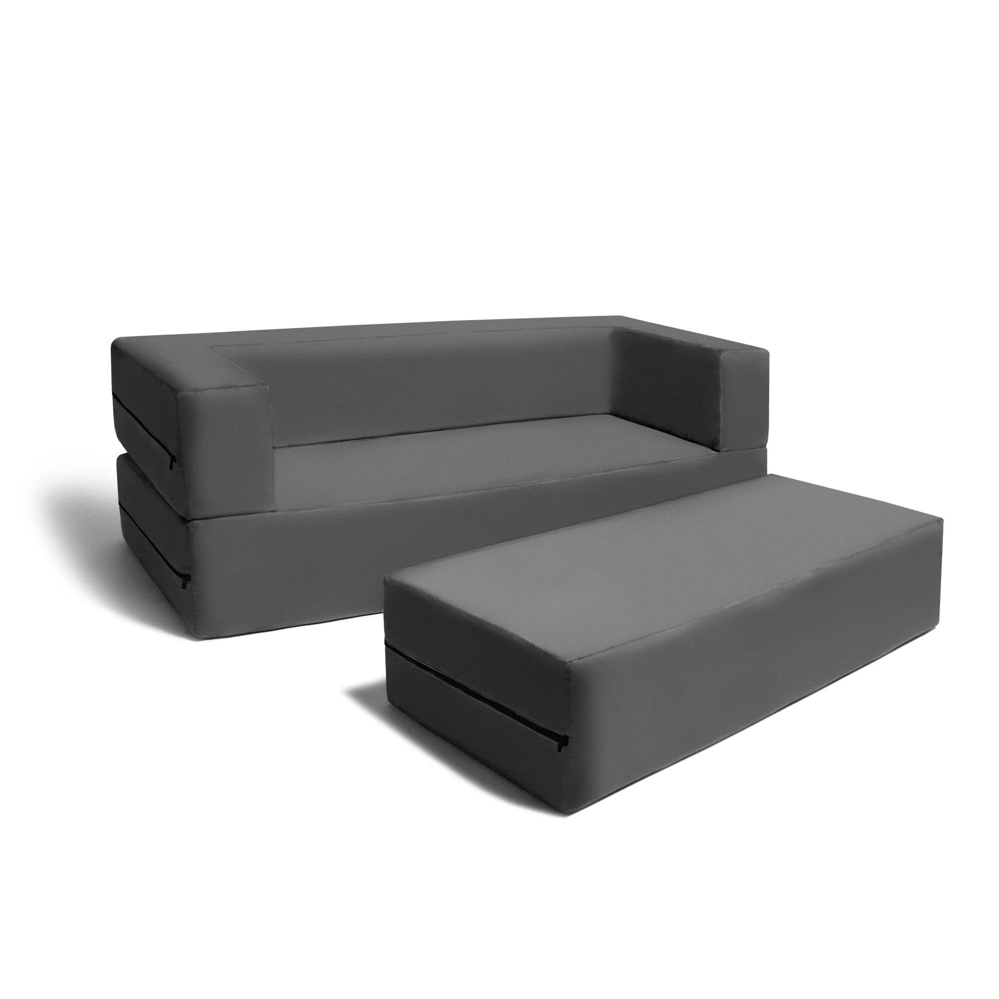 Jaxx Big Kids Convertible Sleeper Sofa & Ottoman Set