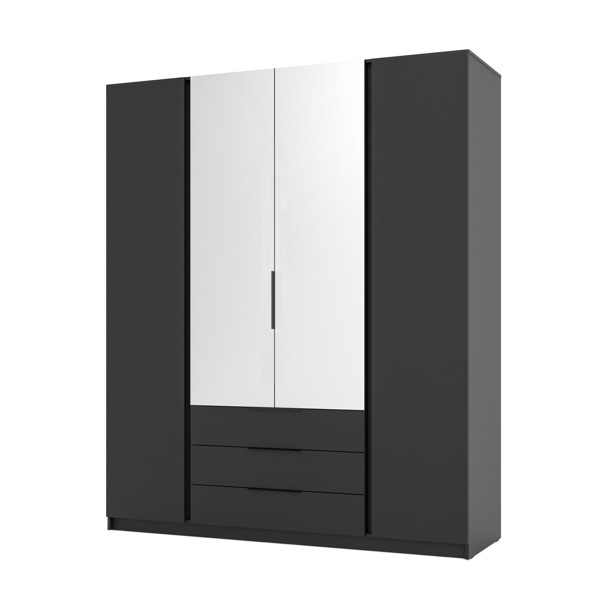 Szafa MAJA 2F2L3S BL/BL