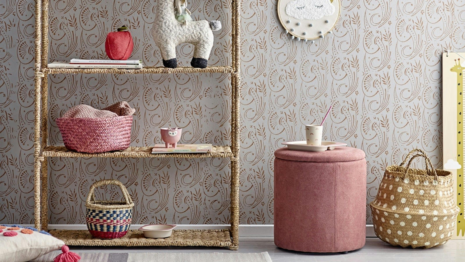 KIDS - Etagère Abel en herbe de Bankuan L81cm H137cm