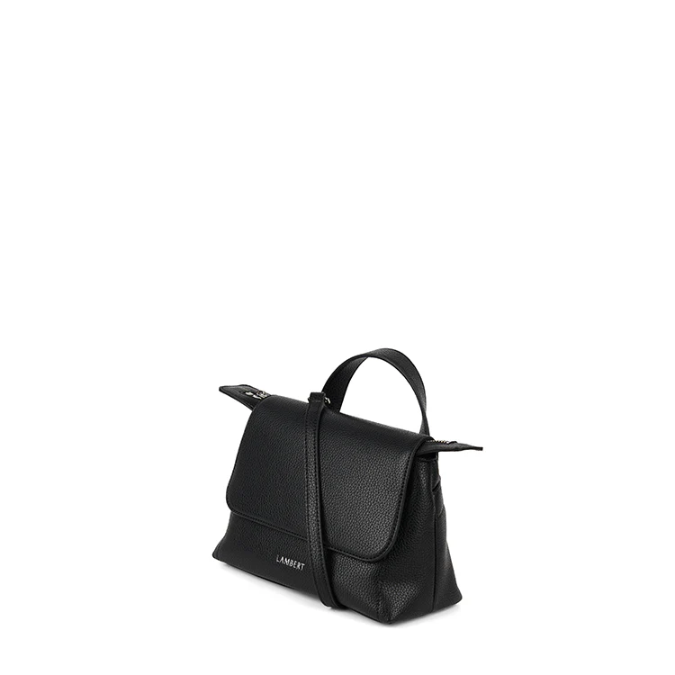 The Ginny – 2-in-1 Black Vegan Leather Crossbody Bag
