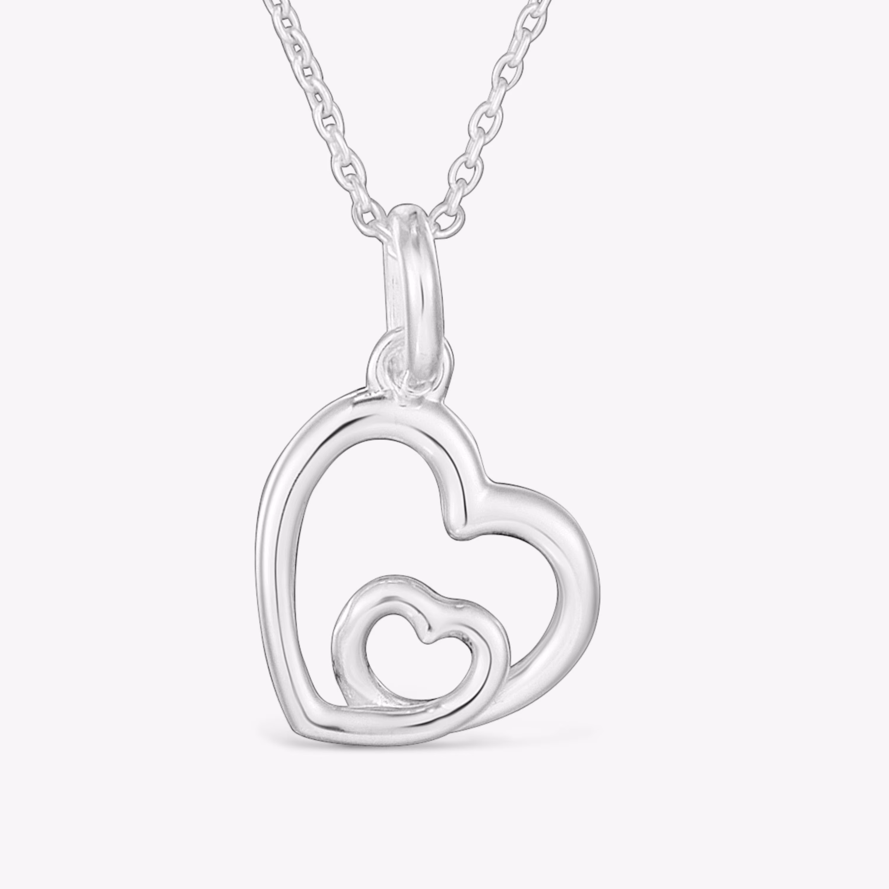 Collar de plata motivo corazón 12 mm TOUS Flechazo