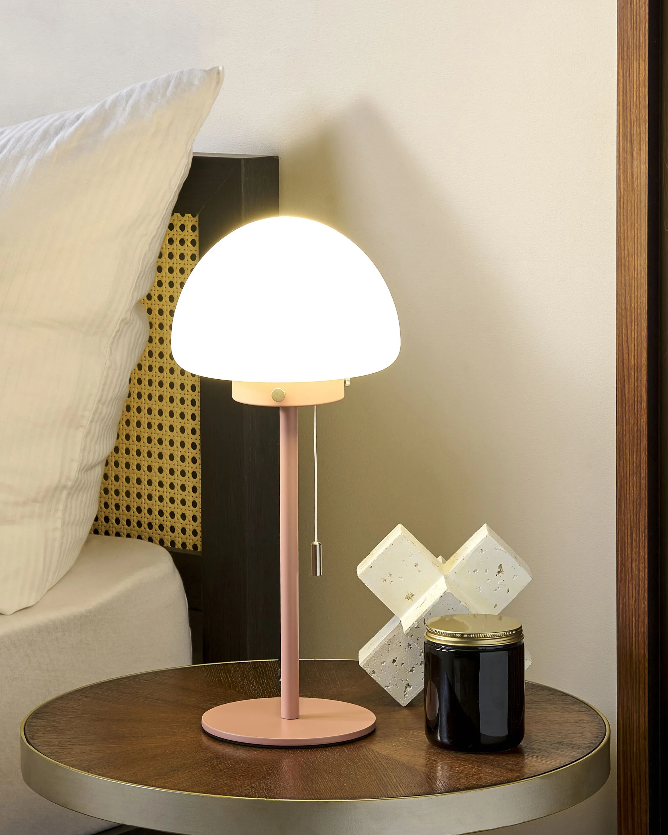 Table Lamp MORUGA Metal Pink