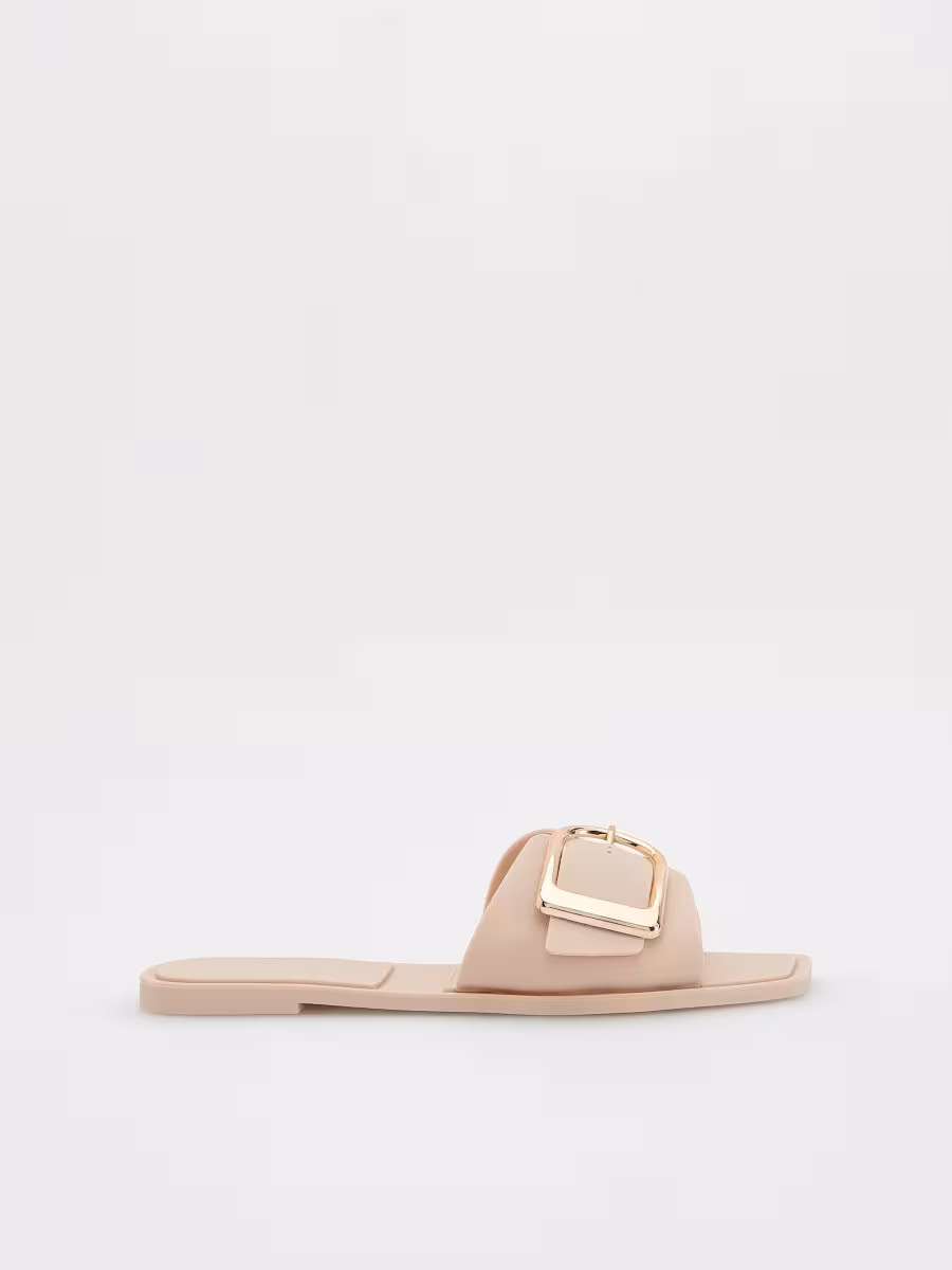 Sliders With Decorative Buckle
