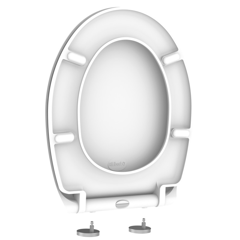 Abattant de toilette Dolceo blanc mat ALLIBERT