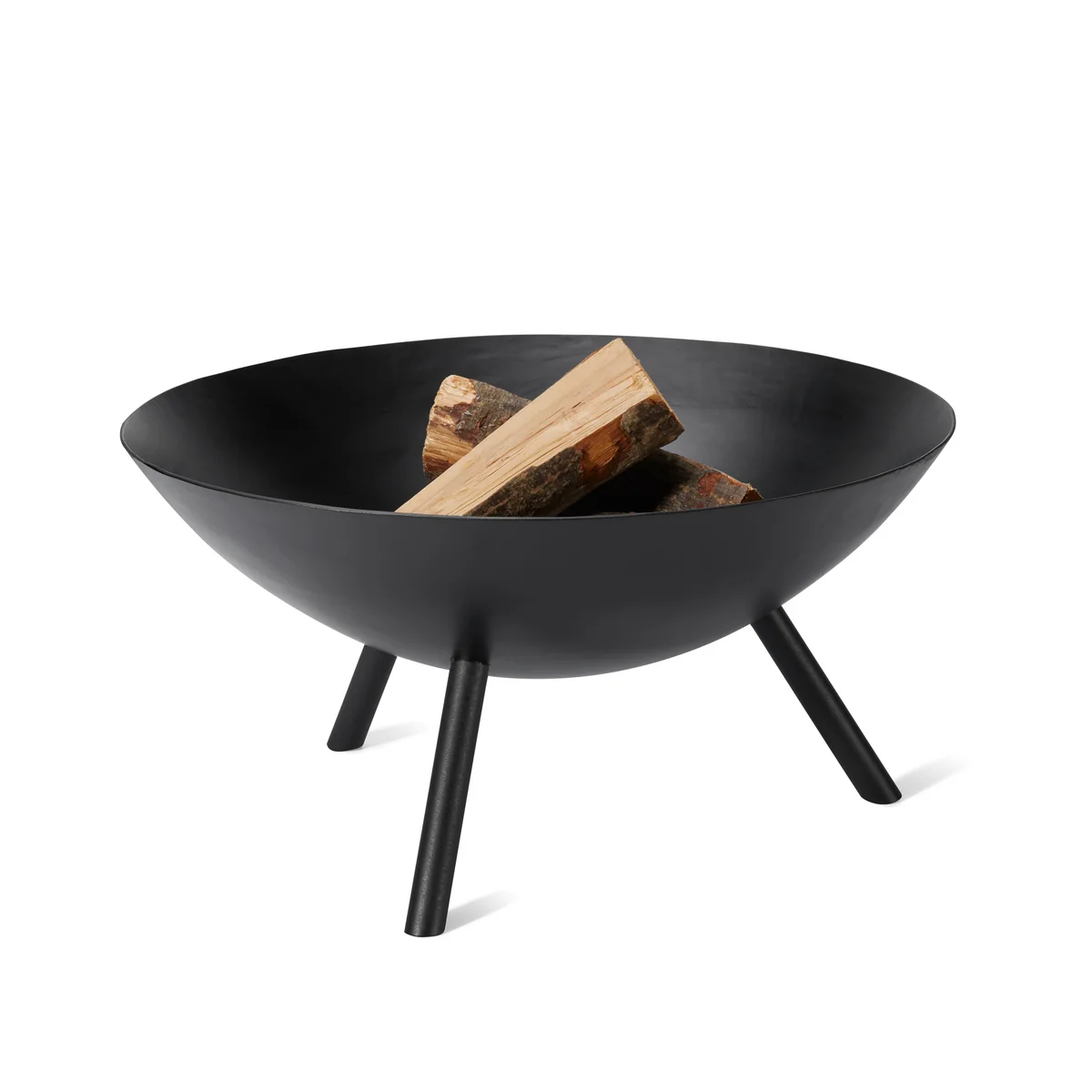 Philippi - Flames Feuerschale L, Ø 56 x H 29 cm, schwarz