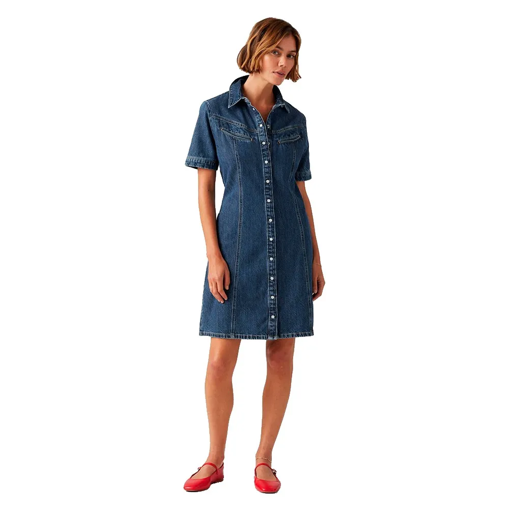 Levi's® Rinoa Denim short sleeve dress