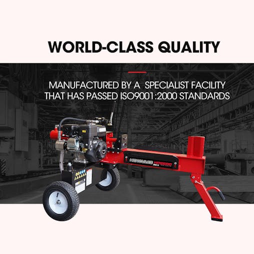 NNEMB 20 Tonne Petrol Hydraulic Towed Wood Log Splitter-HPS600