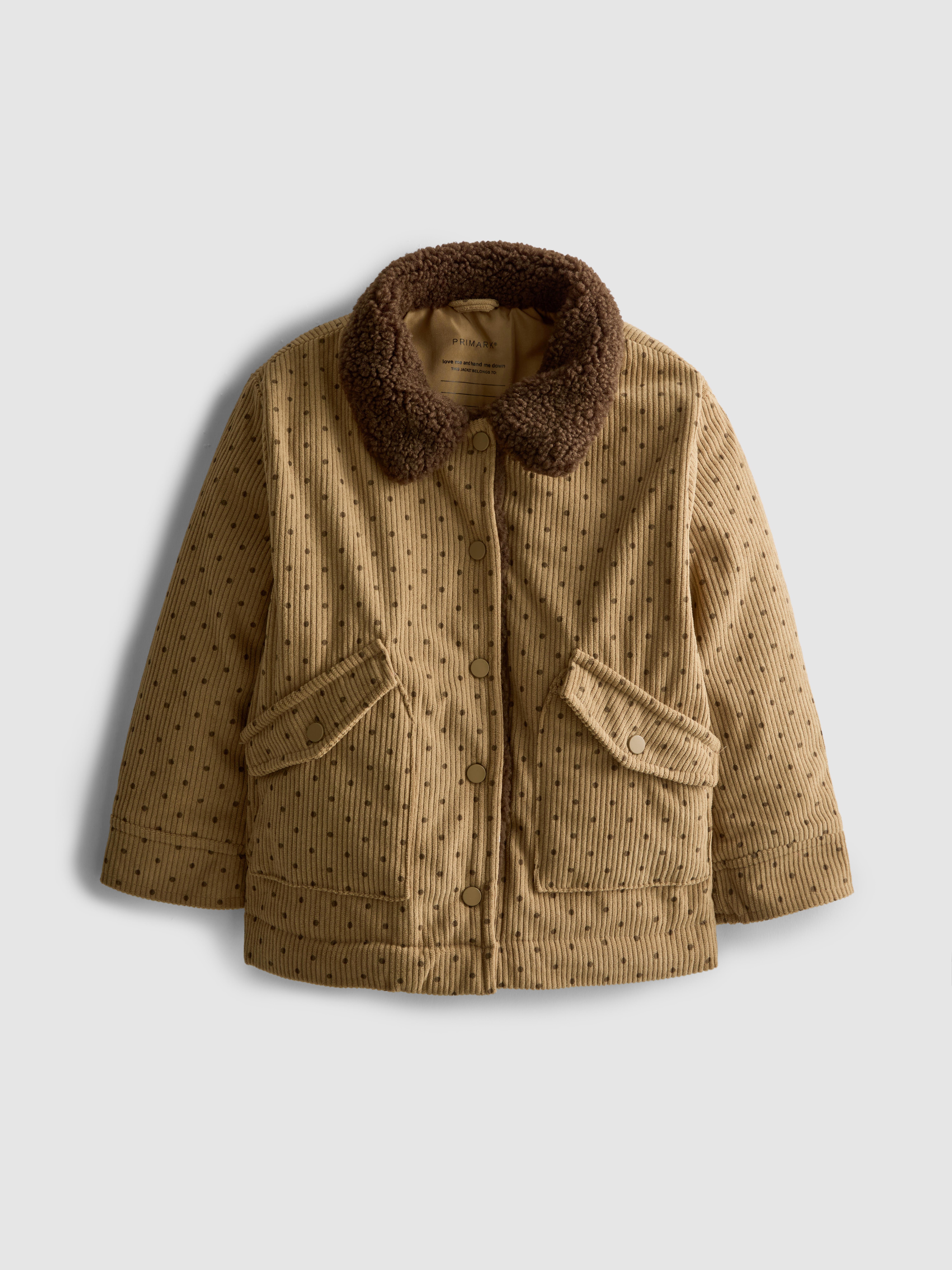 1.5-8yrs | Borg Collar Corduroy Jacket