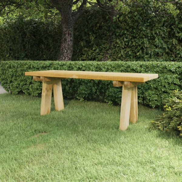 Ławka ogrodowa Brąz 110 x 38 x 45 cm Drewno sosnowe vidaXL