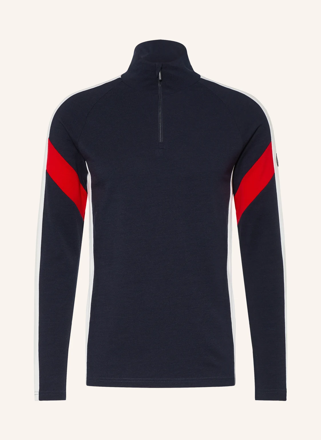 WE NORWEGIANS Piqué-Midlayer ZERMATT aus Merinowolle