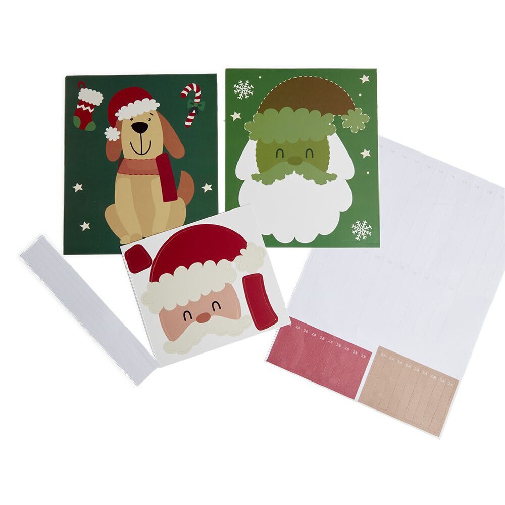 Carte de No&euml;l à confectionner x2
