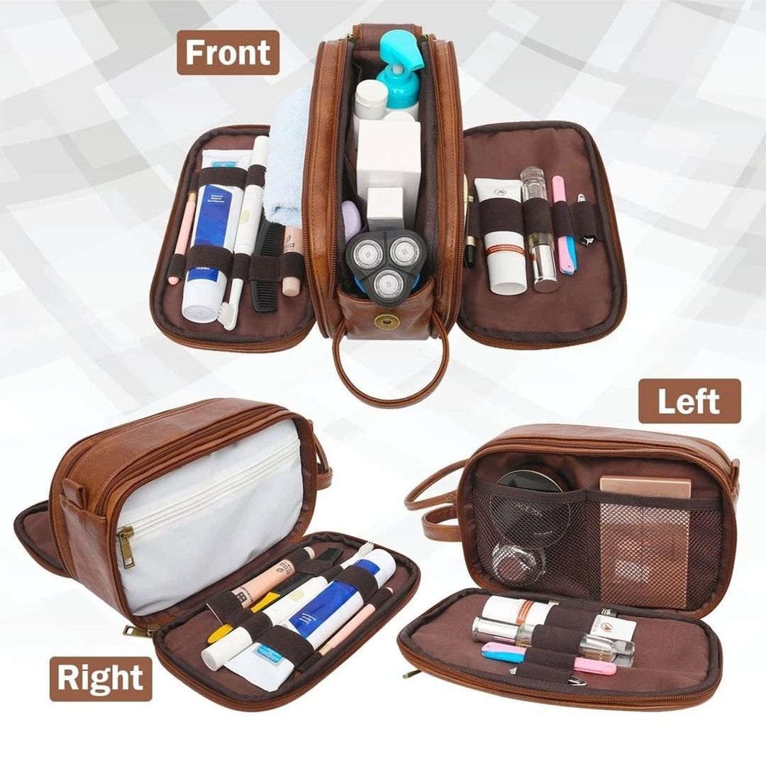 NESTLUNE Large Travel Toiletry Bag Cosmetic Makeup Storage Pouch