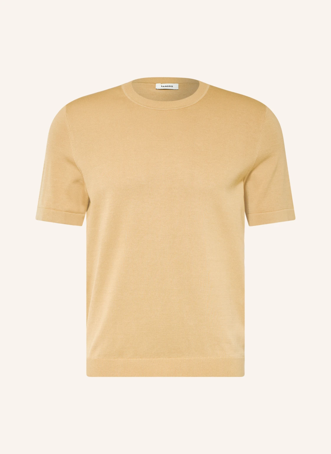 SANDRO Strickshirt mit Seide