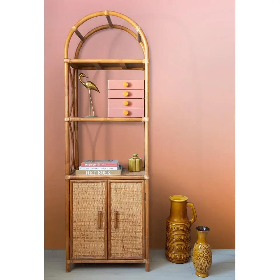 ESTAhome fotobehang dip dye motief oranje en roze - 2 x 2.79 m