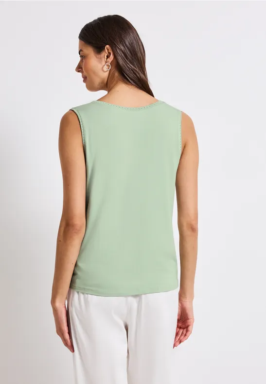 Materialmix Top mit Tape