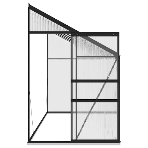 NNEVL Greenhouse Anthracite Aluminium 7.77 m&sup3;