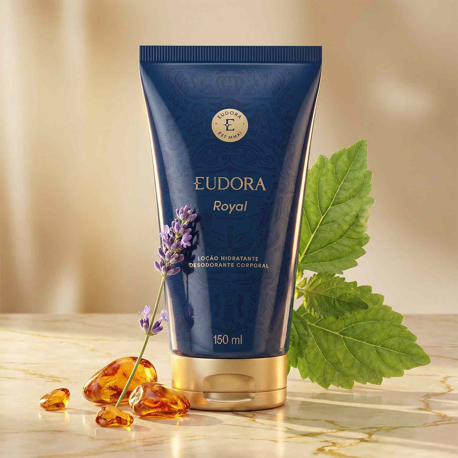 Eudora Royal Loção Hidratante Desodorante Corporal Masculino 150ml