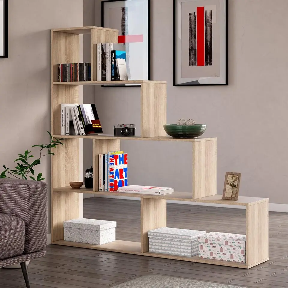 CALICOSY - Opbergkast - Licht eiken - 145x145x29 cm