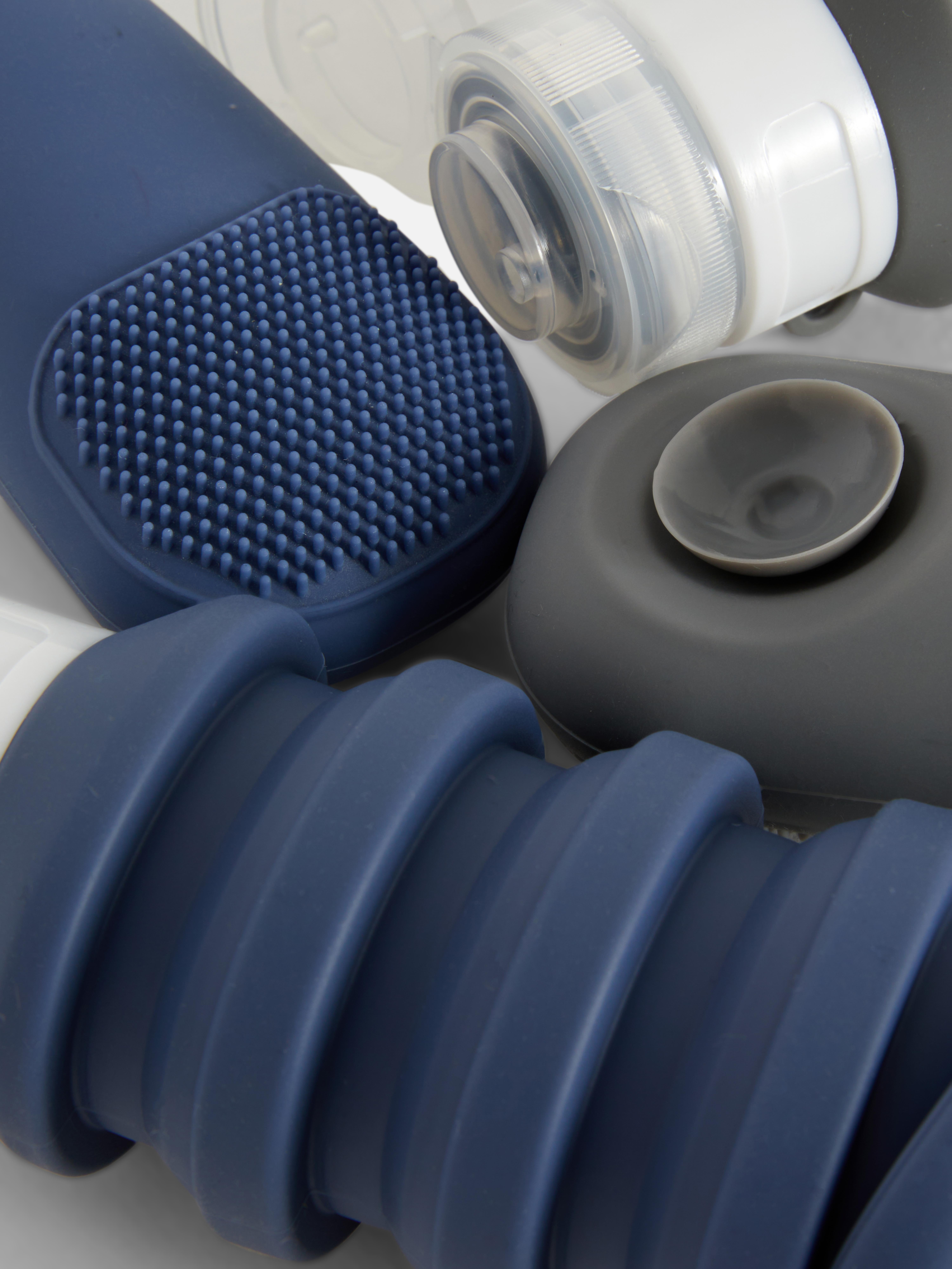 4pk Silicone Squeeze Travel Bottles