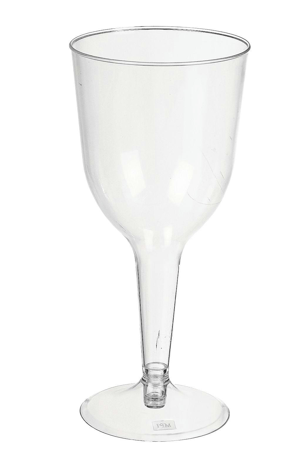Big Party Pack Plastic Reusable Wine Glasses, Clear, 11-oz, 20-pk, for Christmas/Thanksgiving/New Year's Eve/Birthday Party