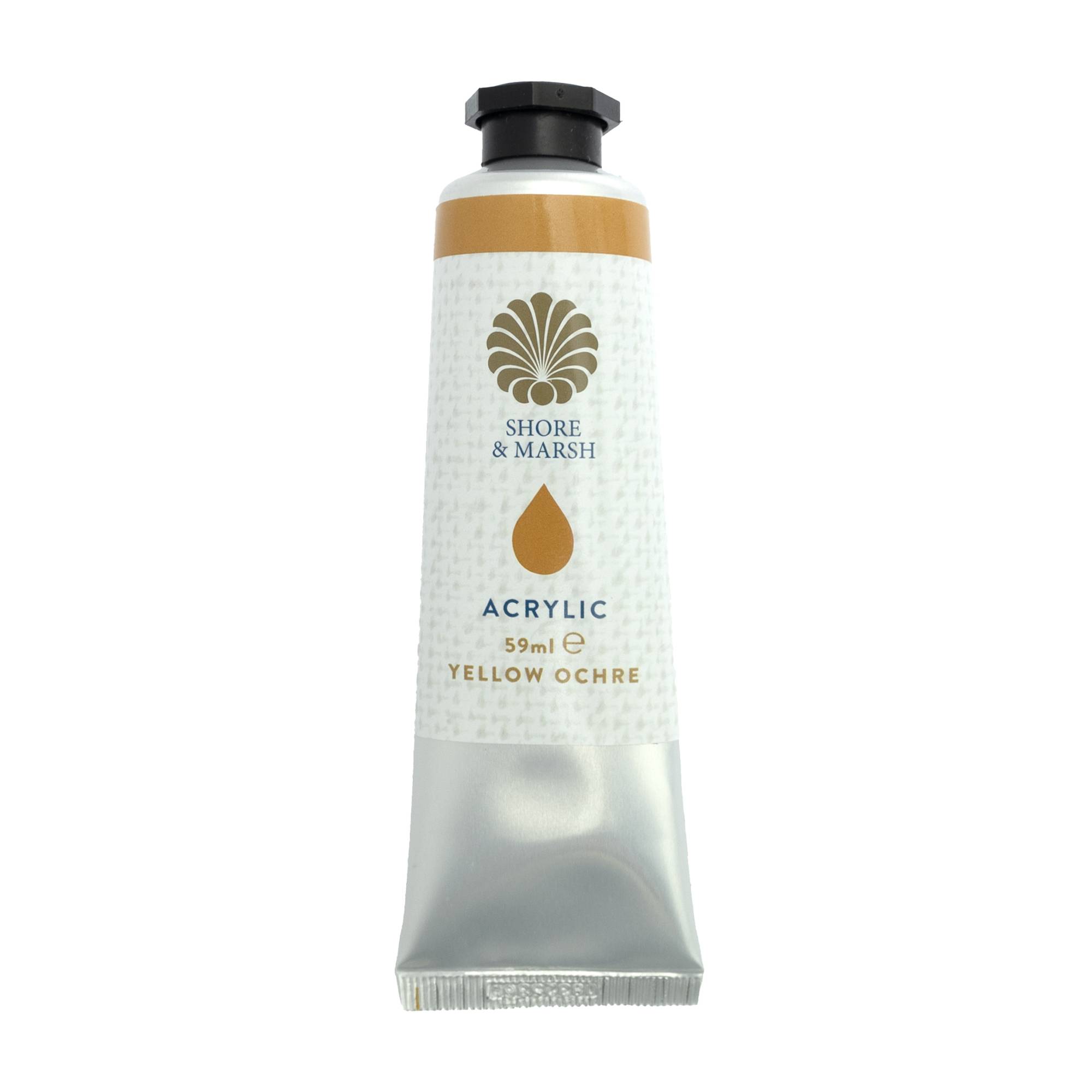 Shore & Marsh Yellow Ochre Acrylic Paint 59ml