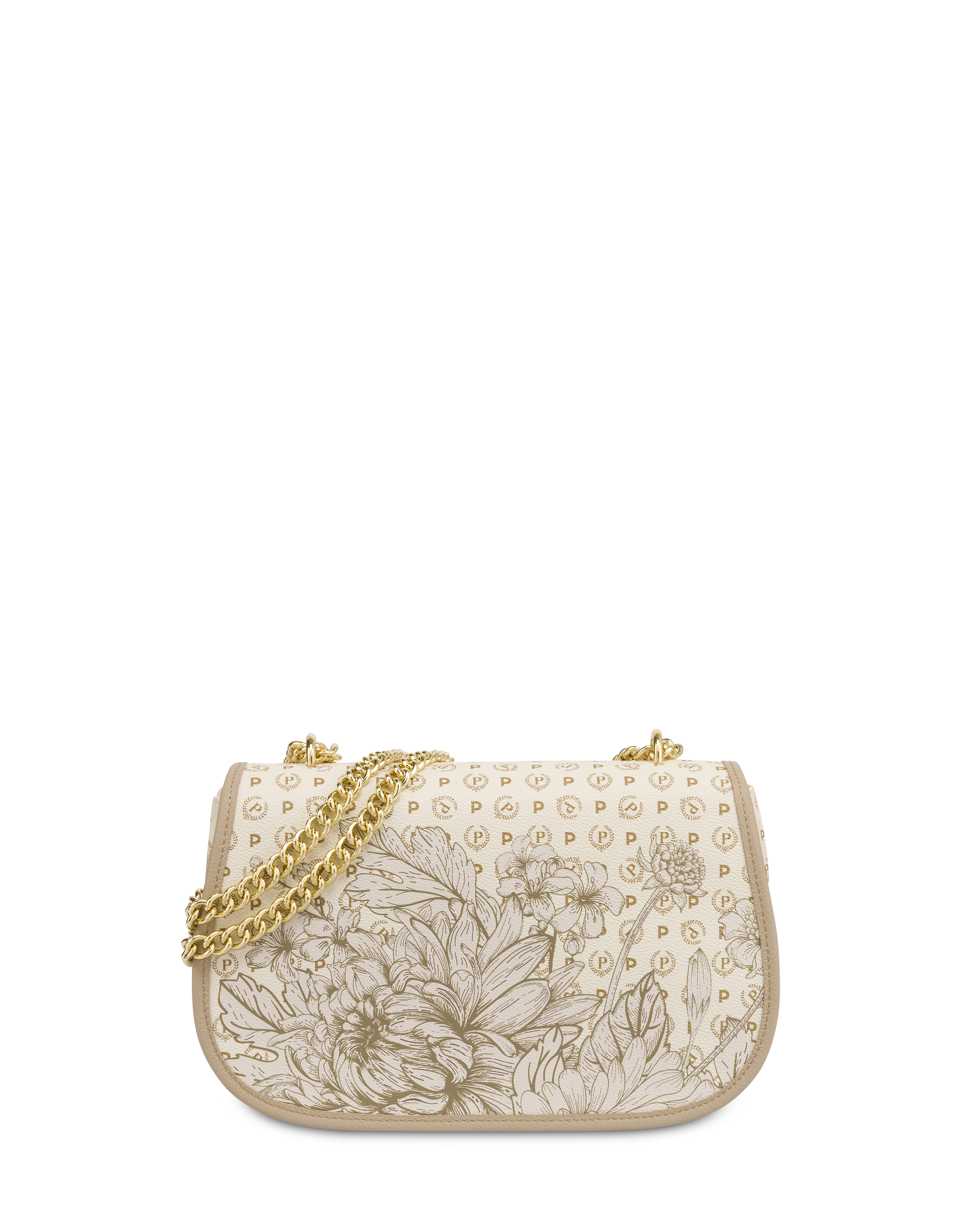 Borsa A Spalla Media Heritage Botanical Avorio/ghiaccio