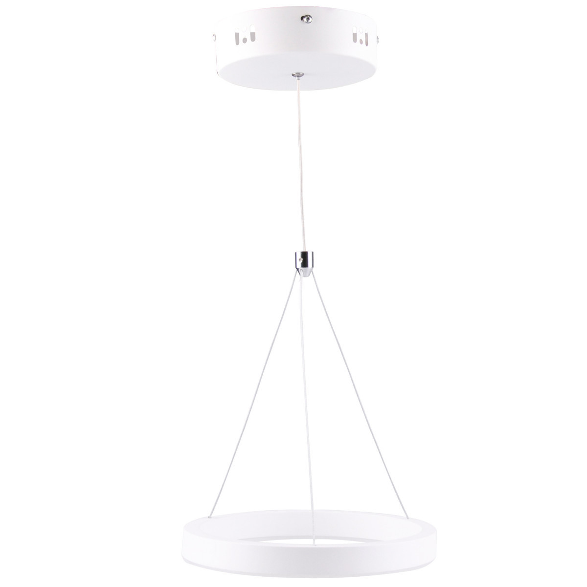 Lampa wisząca FOKKObiała LED 1x9W Neutralna biel 600lm Polux