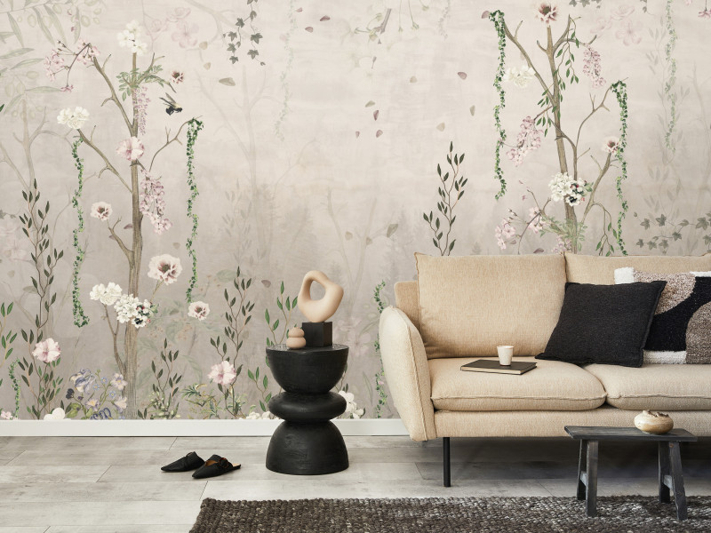 Fototapeta Kwiaty w stylu vintage 100x70cm