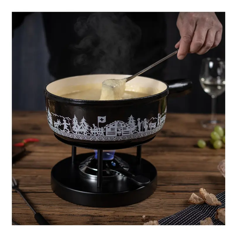 Fondue Caquelon Alpenweide