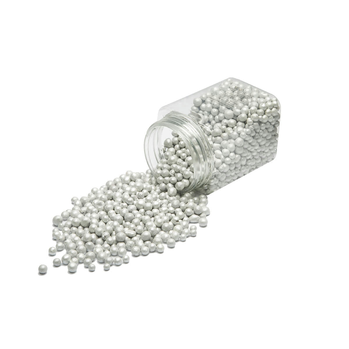 - Perles décoratives blanches en argile pour vase 350ml