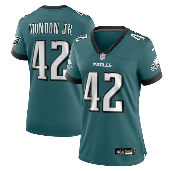 Smael Mondon Jr. Philadelphia Eagles Nike Women's Team Game Jersey - Midnight Green