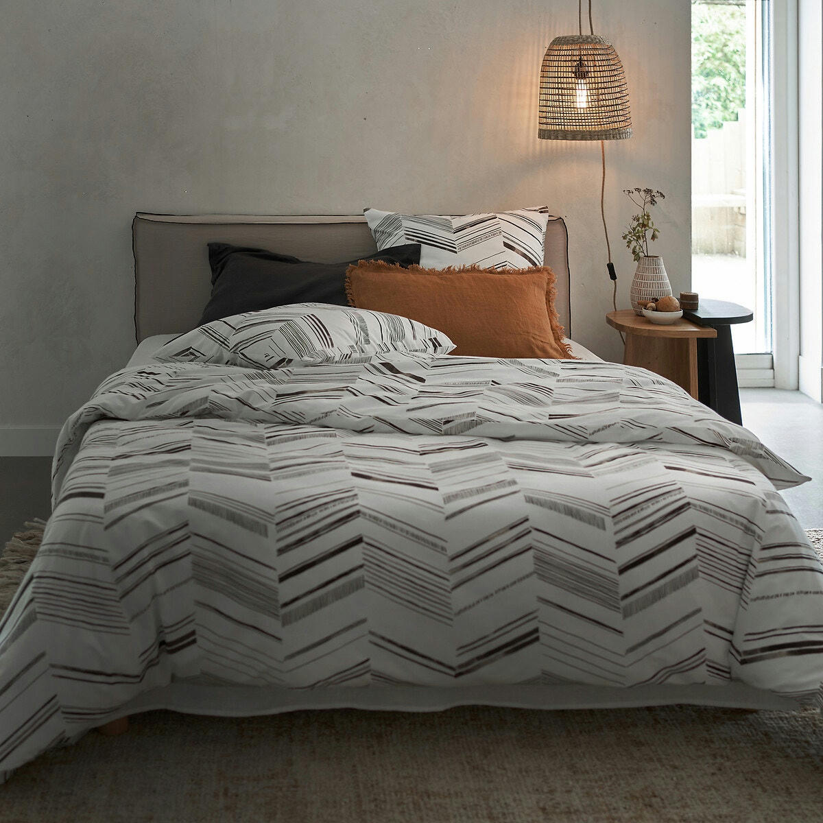 Drap housse 30% coton recyclé bonnet 25cm Tanessie