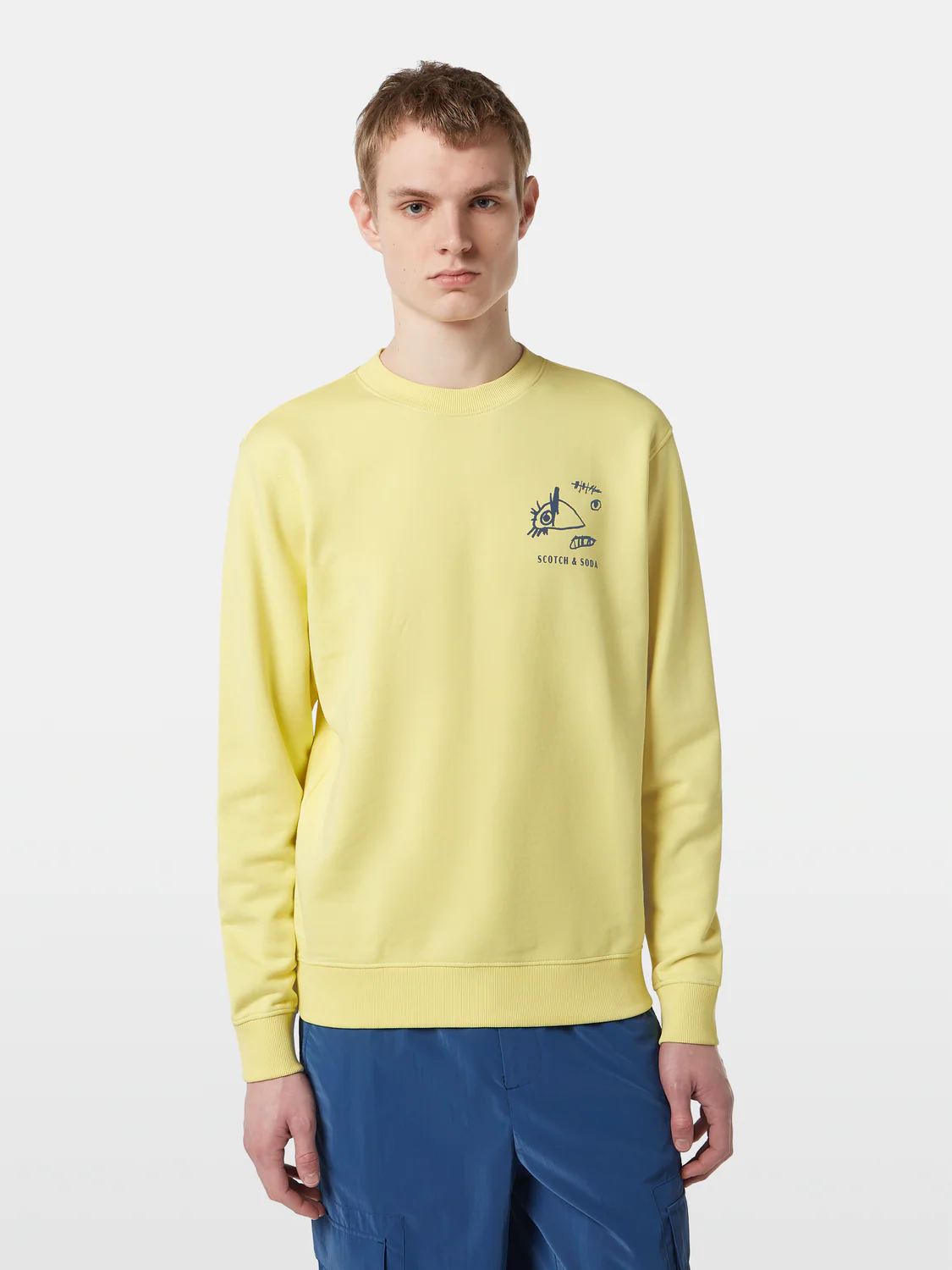 Regular Fit Printed Artwork Sweatshirt