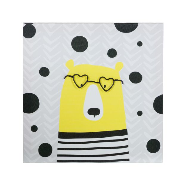 TELA 28 CM X 28 CM GEEK FUN BEAR
