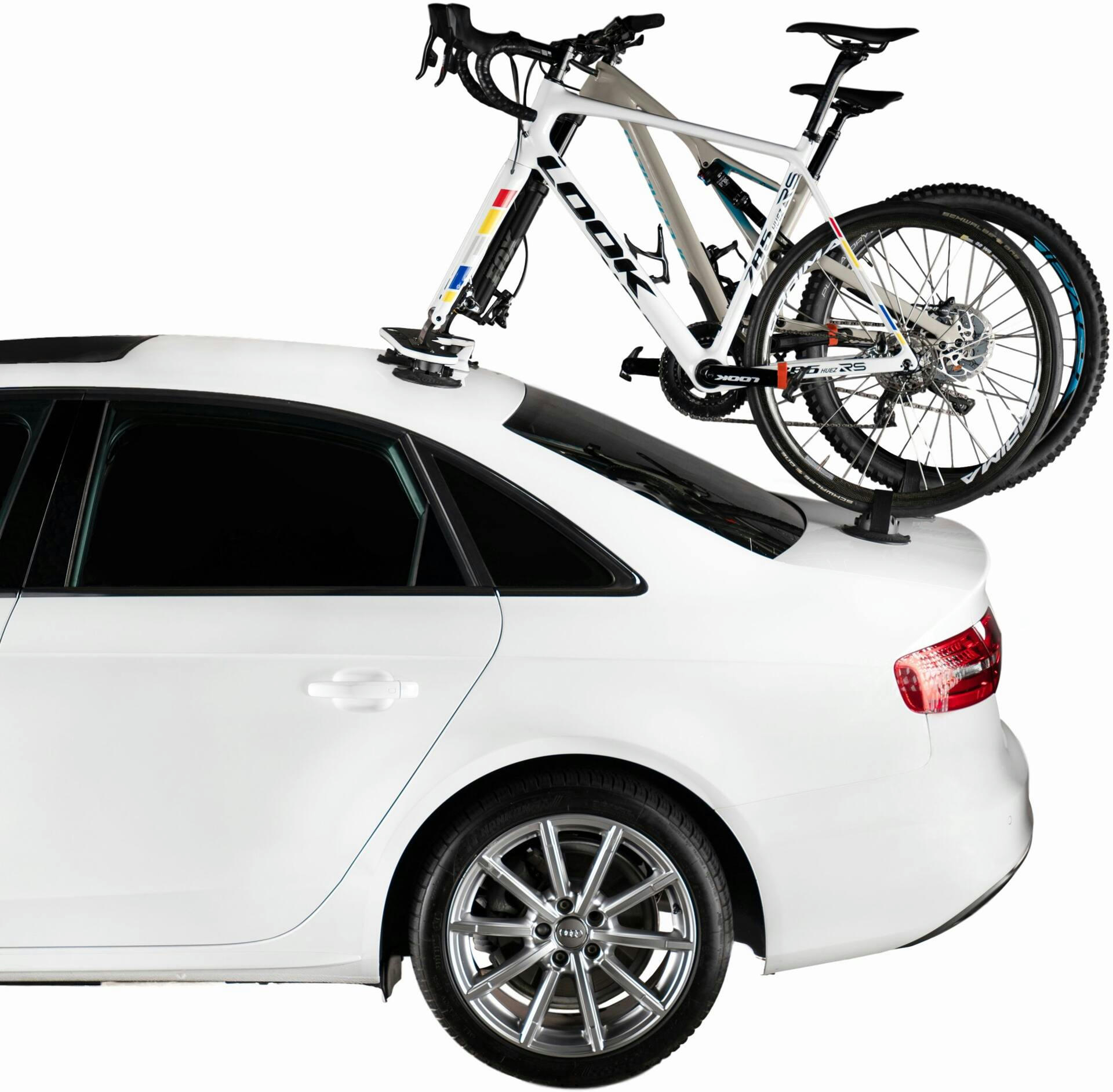 SeaSucker Mini Bomber 2-Bike Roof Top, Trunk & Hatchback Bike Rack, Black