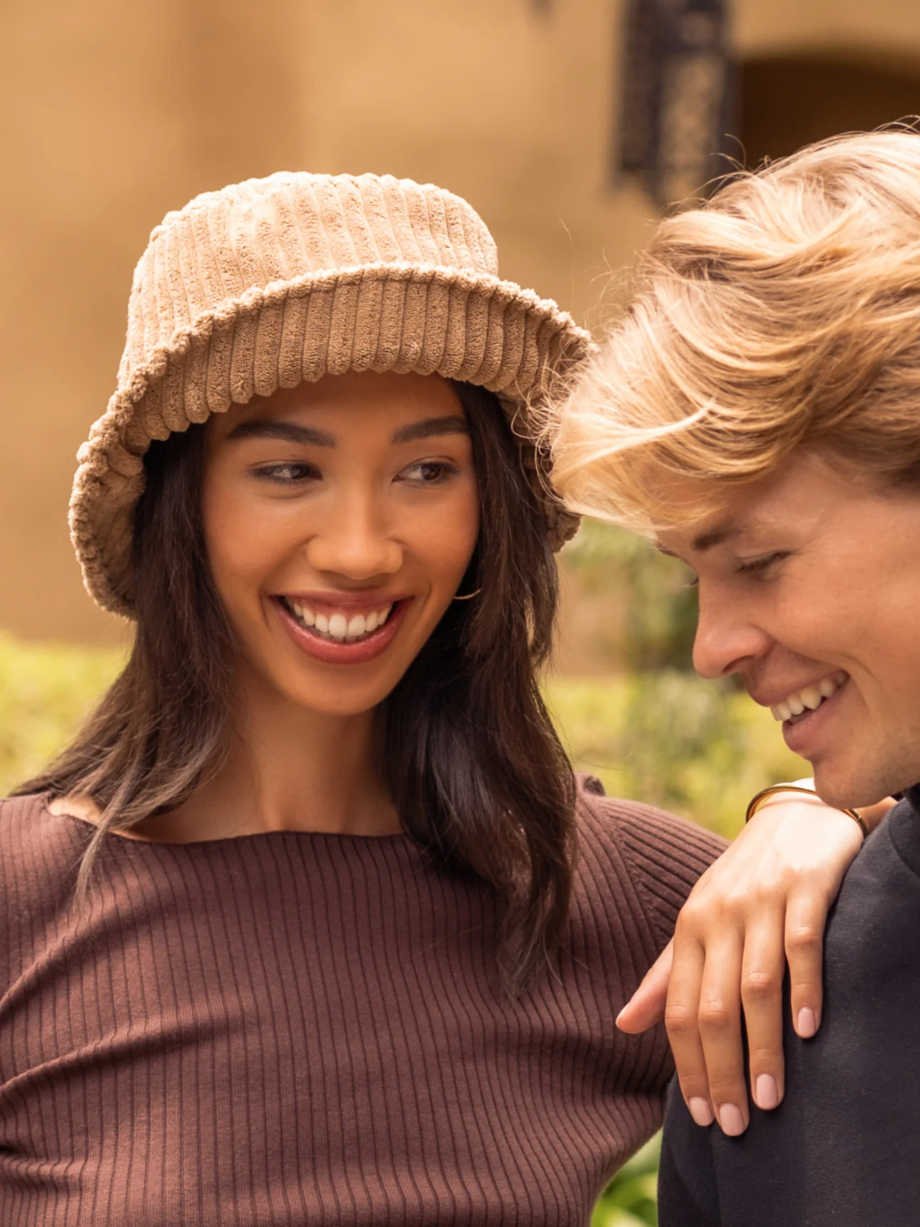 Jumbo Corduroy Bucket Hat