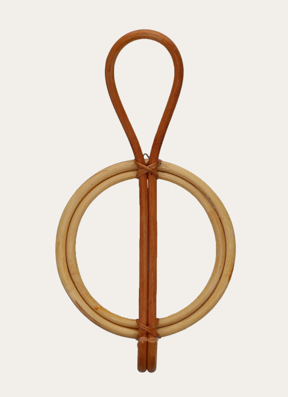 PATÈRE EN ROTIN MÉLIA BEIGE