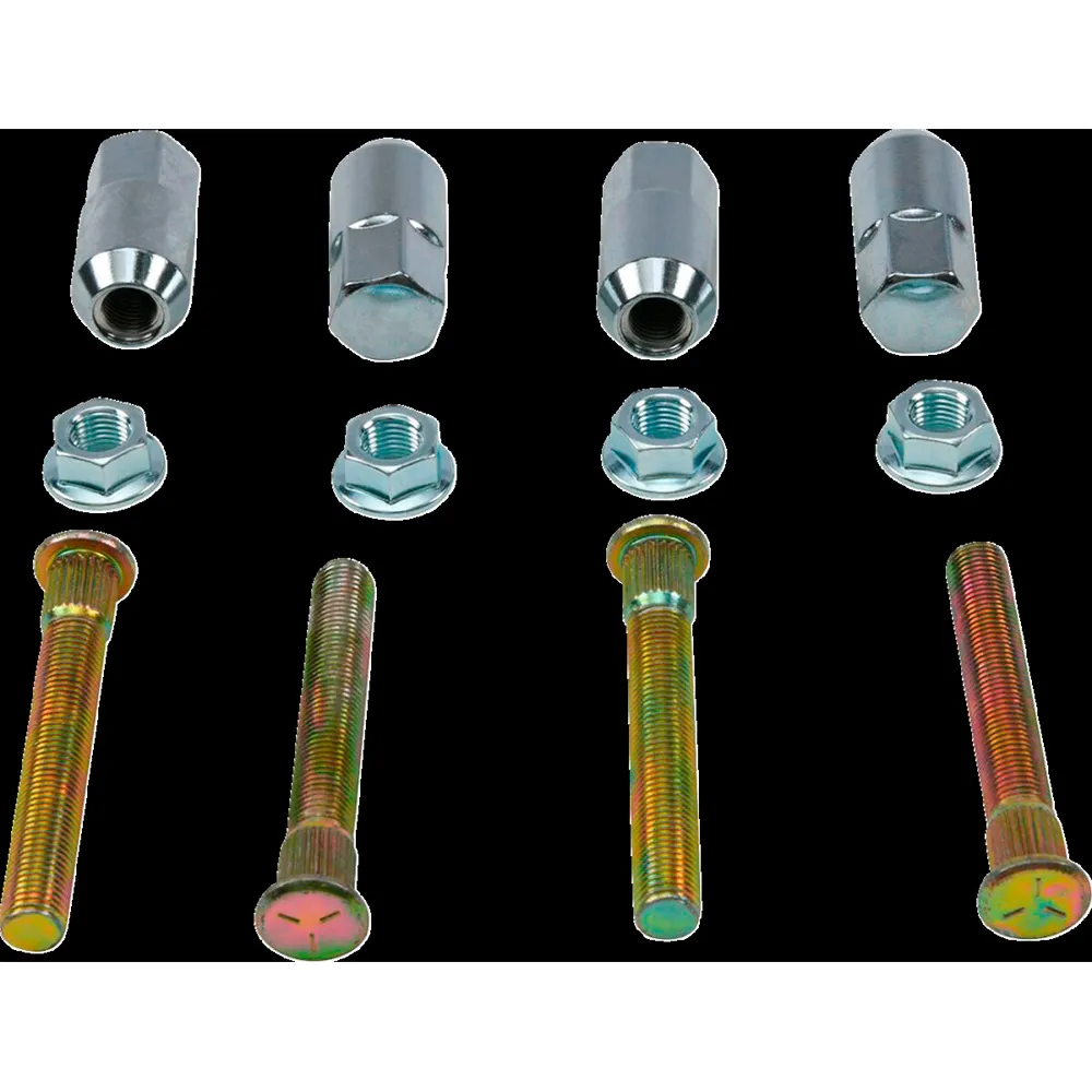 Moose Hard-parts Polaris Ranger Rzr 4 800 4X4 11/Ranger Rzr 800 4X4 09-14 nuts&studs kit front&rear wheel