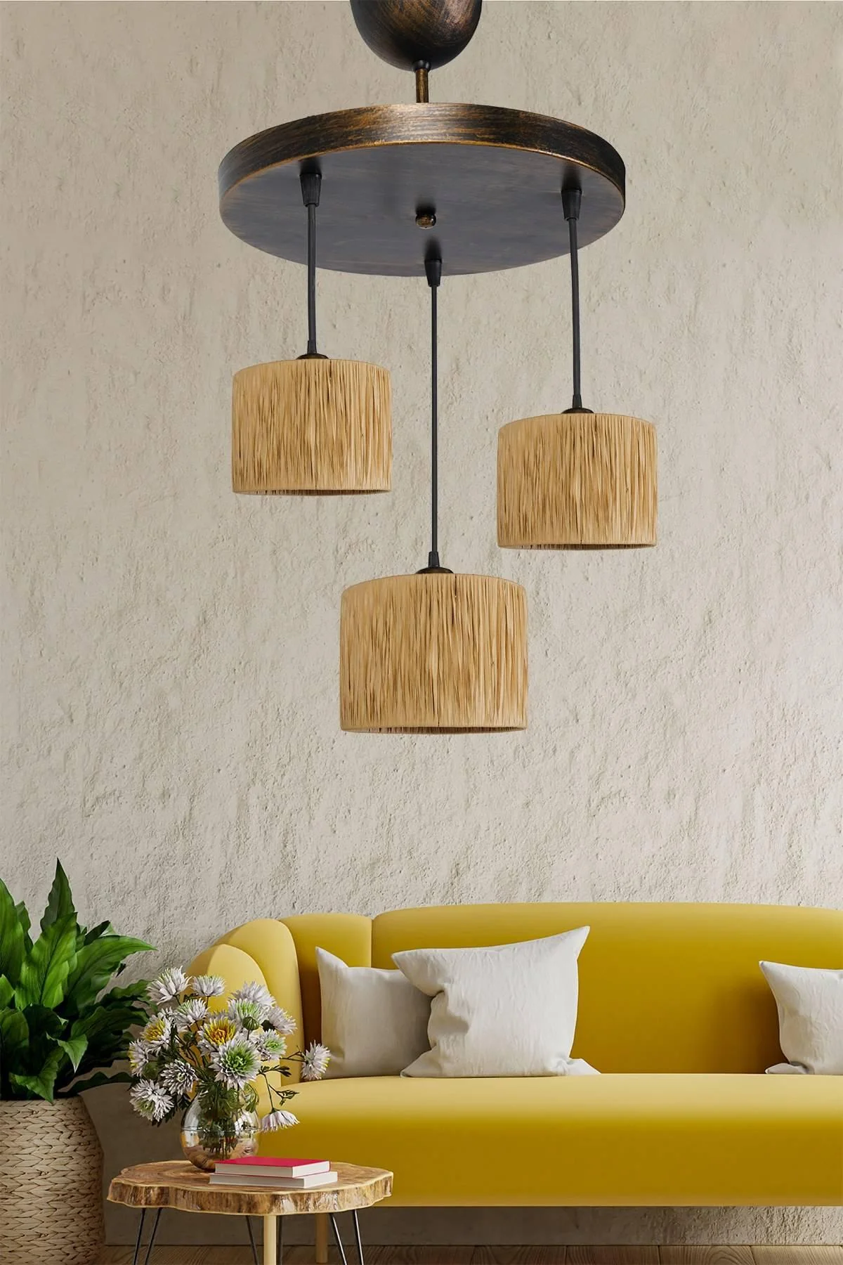 Hanglamp Anya 3-lichts
