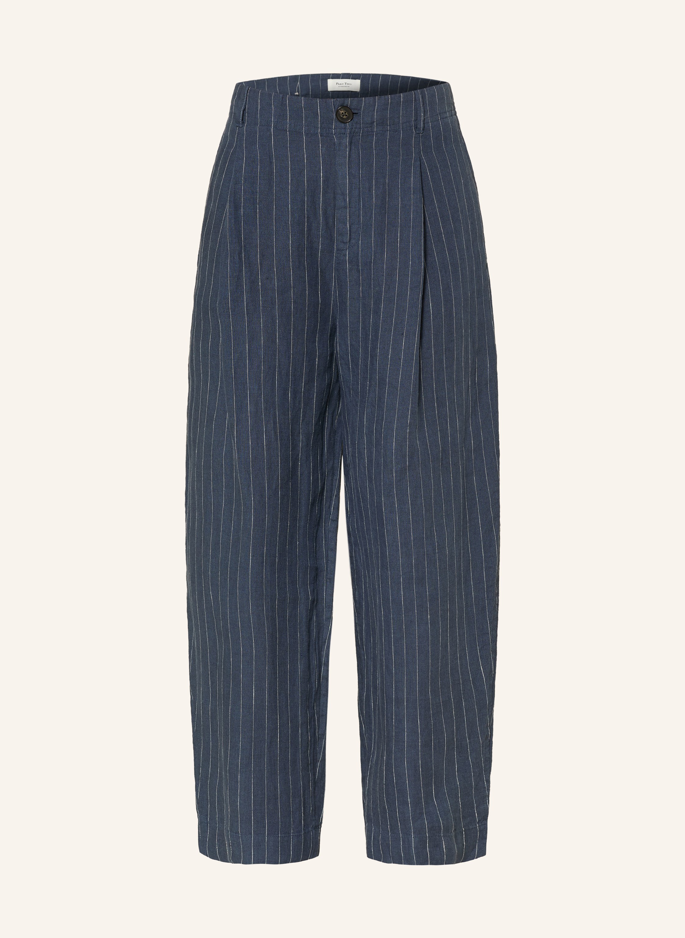 Part Two 7/8-Hose NETTASPW aus Leinen